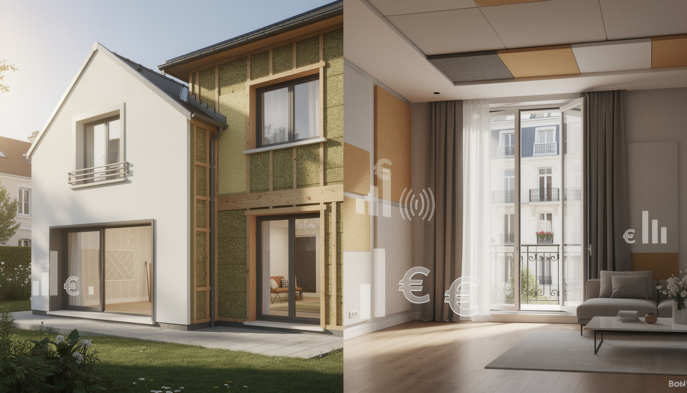 découvrez les différences de coût d'isolation phonique entre une maison et un appartement pour optimiser votre confort sonore et votre budget.