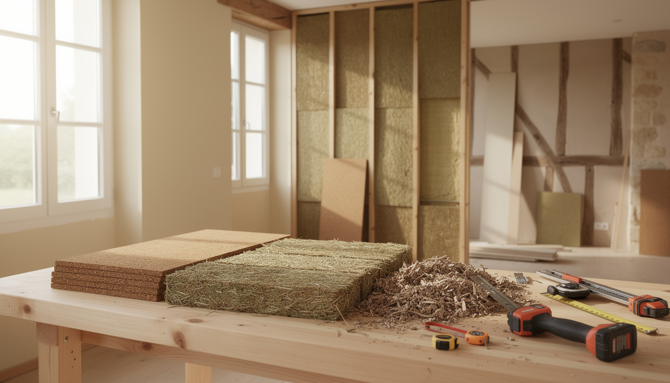 découvrez les isolants biosourcés tels que le liège, le chanvre et l'ouate : leurs performances thermiques, acoustiques et leur prix pour une maison écologique et économique.