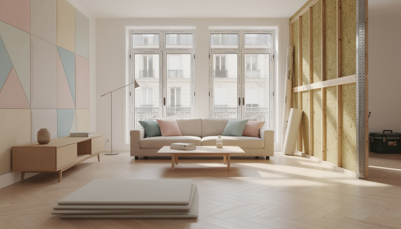 découvrez notre guide complet sur l'isolation phonique d'un appartement : conseils, budget estimatif et étapes clés pour un intérieur calme et confortable.