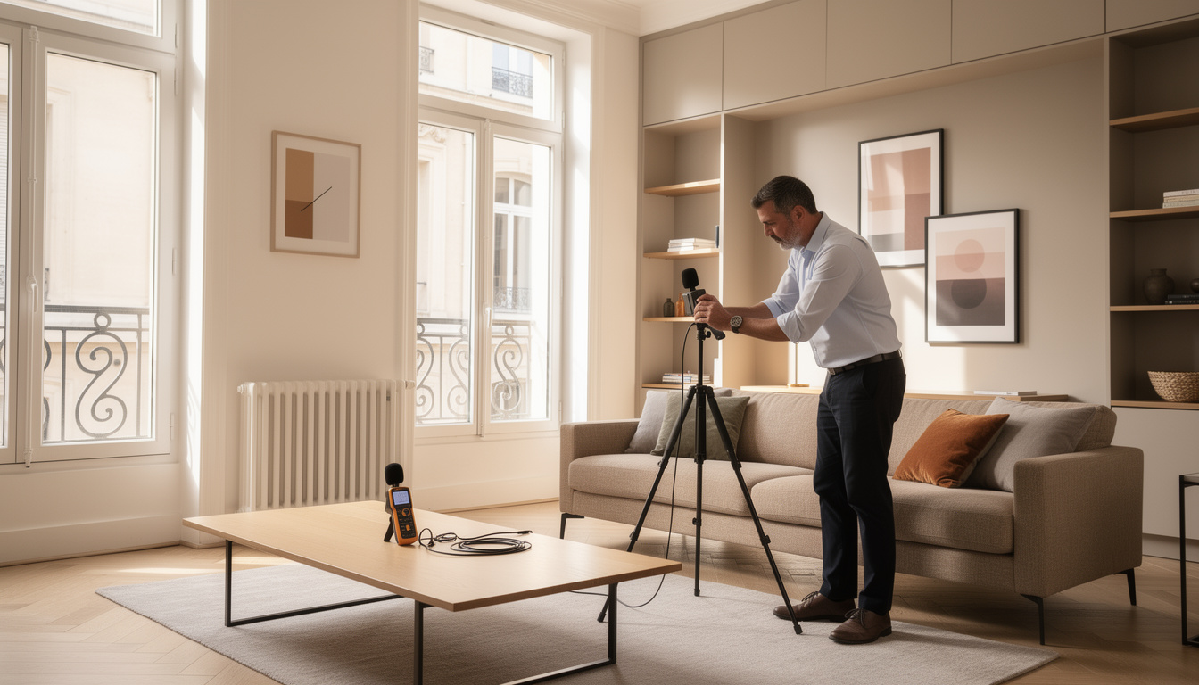 découvrez comment se déroule un test acoustique avant et après des travaux pour évaluer l'isolation sonore et garantir votre confort auditif.